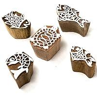 Algopix Similar Product 16 - Wooden Stamp Block for Printing 