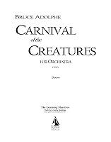 Algopix Similar Product 9 - Carnival of the Creatures: for Orchestra