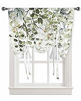 Algopix Similar Product 4 - Tie Up Curtain for WindowsGreen