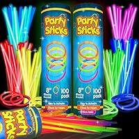 Algopix Similar Product 1 - PartySticks Glow Sticks Party Supplies