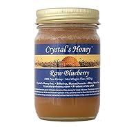Algopix Similar Product 18 - Raw Wildflower Honey (Blueberry, 17 oz.)