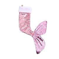 Algopix Similar Product 7 - DRESSOOS Mermaid Socks Xmas Hanging