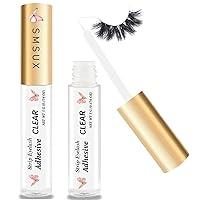 Algopix Similar Product 13 - Clear Eyelash Glue Super Strong Hold