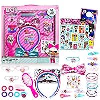 Algopix Similar Product 5 - LOL Surprise 50 Pc Hair Accessory