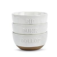 Algopix Similar Product 1 - DEMDACO Dip Dunk Dollop Classic White