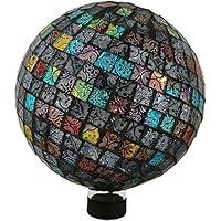 Algopix Similar Product 2 - Sunnydaze Tiled Mosaic Gazing Globe