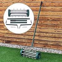 Algopix Similar Product 6 - Heavy Duty Rolling Garden Lawn Aerator