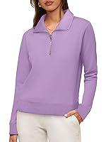 Algopix Similar Product 11 - WIHOLL Womens Sweatshirts Half Zip