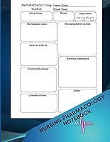 Algopix Similar Product 19 - Nursing Pharmacology Notebook Blank