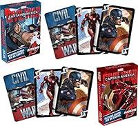 Algopix Similar Product 17 - Captain America Playing Cards