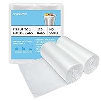 Algopix Similar Product 8 - 6 Gallon Medium Trash Bags Clear 90