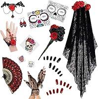 Algopix Similar Product 20 - 15 Pieces Day of The Dead Deluxe