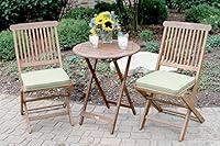 Algopix Similar Product 19 - Outdoor Interiors 3Piece Round Bistro