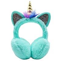 Algopix Similar Product 8 - BAOPLAYKIDS Girls Unicorn Earmuffs