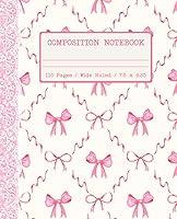 Algopix Similar Product 9 - Composition Notebook Wide Ruled Cute