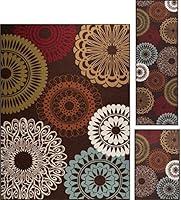 Algopix Similar Product 16 - Jayce Transitional Geometric Brown