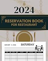 Algopix Similar Product 18 - Restaurant Reservation Book 2024 Full