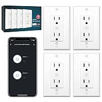 Algopix Similar Product 17 - ANGELHALO Smart Outlet with 2