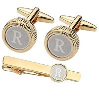 Algopix Similar Product 14 - GWD Mens Cufflinks Tie clips set Set