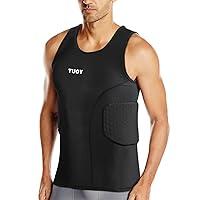 Algopix Similar Product 10 - TUOY Padded Rib Protector Shirt