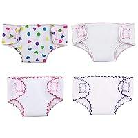 Algopix Similar Product 20 - DCBEAUTIFUL 4 Pack Baby Diapers Doll