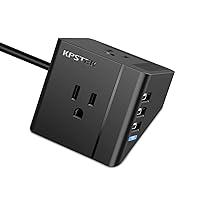 Algopix Similar Product 6 - Power Strip with 3 USB KPSTEK Flat