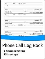 Algopix Similar Product 17 - Phone Call Log Book