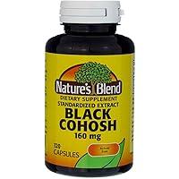 Algopix Similar Product 11 - Natures Blend Black Cohosh CP 160MG