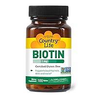 Algopix Similar Product 14 - Country Life Biotin 1000 mcg 100