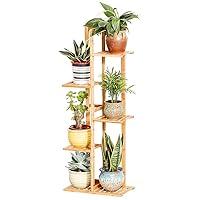 Algopix Similar Product 10 - Bamboo 5 Tier 6 Potted Plant Stand Rack