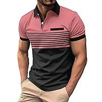Algopix Similar Product 14 - Shirts for Men Summer Short Sleeve Polo