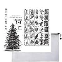 Algopix Similar Product 13 - Luejnbogty Winter Woodland Cling Stamp
