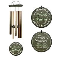 Algopix Similar Product 5 - Retirement Wind Chimes Personalized