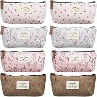 Algopix Similar Product 13 - TecUnite 8 Pieces Pen Case Pencil Bag