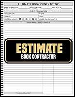 Algopix Similar Product 13 - Estimate Book Contractor Detailed