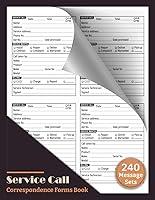 Algopix Similar Product 19 - Service Call Correspondence Forms Book