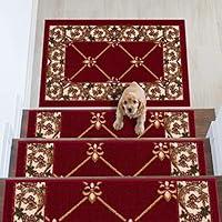 Algopix Similar Product 2 - Stair Treads Fleur De Lis Floral Design