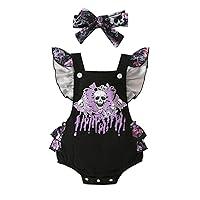 Algopix Similar Product 4 - Doisbetthsay Baby Girl Romper Halloween