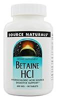 Algopix Similar Product 2 - Source Naturals  Betaine Hcl 90