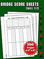 Algopix Similar Product 18 - Bridge Score Sheets  100 Small Pages