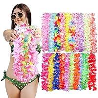 Algopix Similar Product 18 - TSMJUWND Hawaiian Leis 50 Counts Hawaii