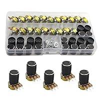 Algopix Similar Product 2 - WMYCONGCONG 20 PCS B10K 10K Ohm Knurled