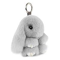 Algopix Similar Product 17 - CHMIING Bunny Keychain Soft Cute Rex