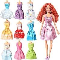 Algopix Similar Product 17 - Rainbow Handmade Dresses for Barbie