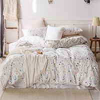 Algopix Similar Product 20 - HighBuy Floral Duvet Cover Queen 100