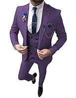 Algopix Similar Product 8 - Wangyue Mens Suit 3 Piece Suit Slim Fit