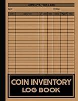 Algopix Similar Product 17 - Coin Inventory Log Book Collectors