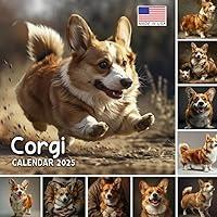 Algopix Similar Product 6 - Corgi Calendar 2025 365 Days of