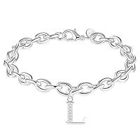 Algopix Similar Product 6 - WIBERN Jewelry Silver Tone Zircon Stone
