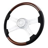 Algopix Similar Product 15 - QYMOPAY 18 Solid Wood Truck Steering